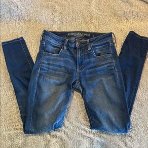 American Eagle Outfitters Indigo Blue Skinny Jeans
